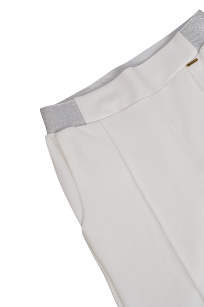 White Navy Style Trousers