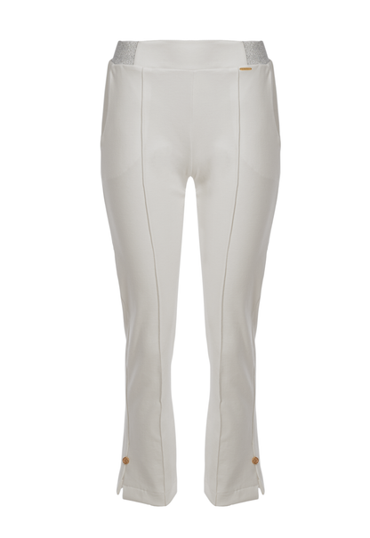 White Navy Style Trousers