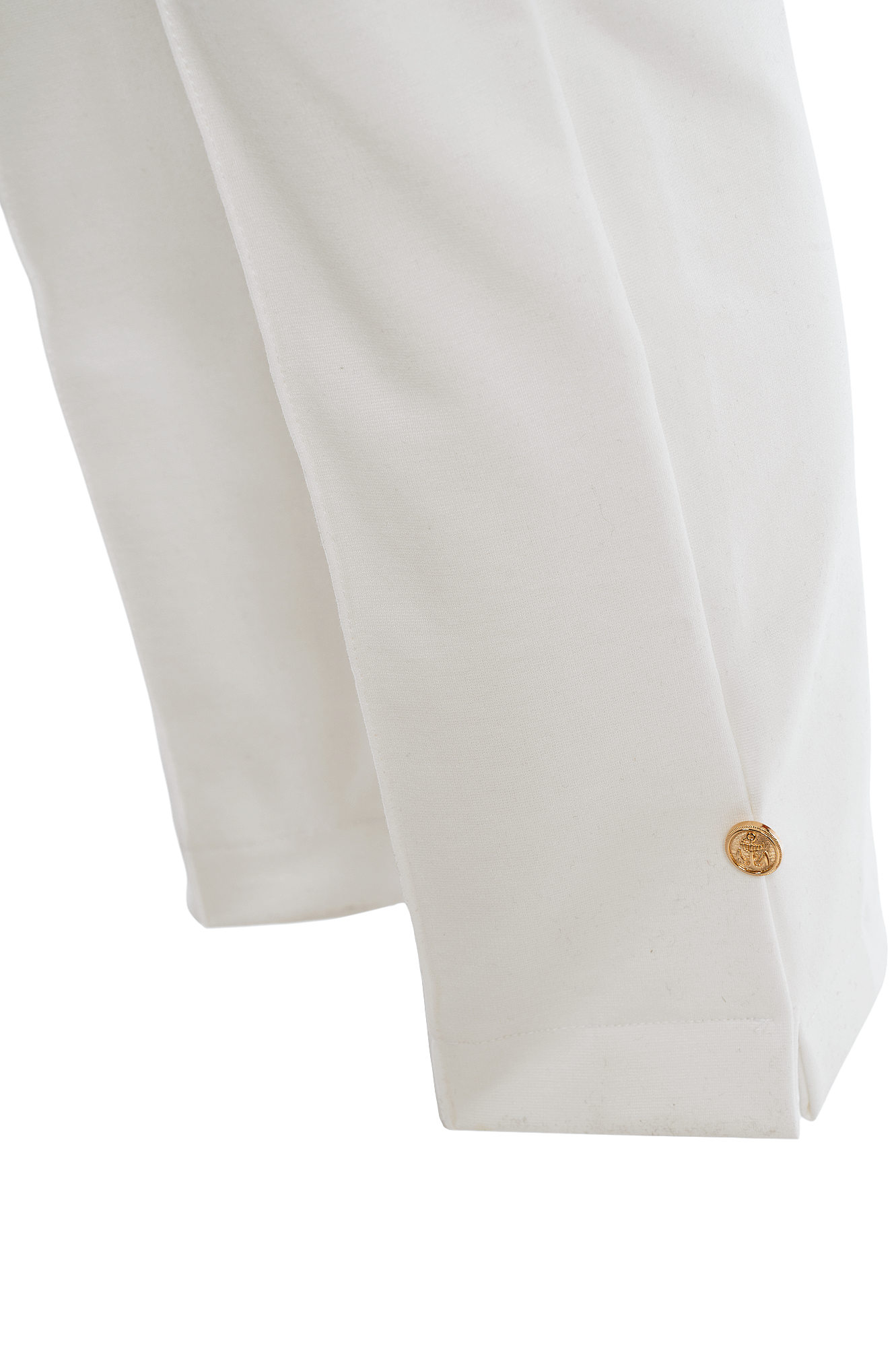 White Navy Style Trousers